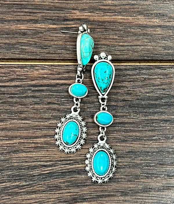 Turquoise Post Earrings