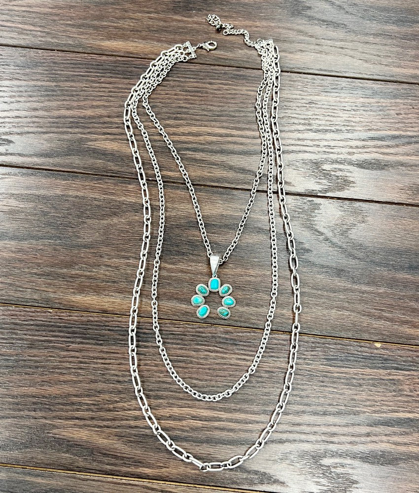 Squash Naja Turquoise Necklace