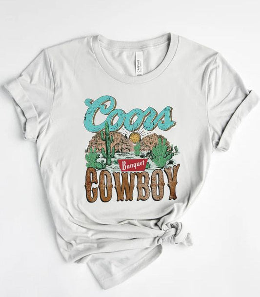 Coors Banquet Cowboy Graphic Tee