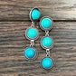 Turquoise Post Earrings (Two Colors)