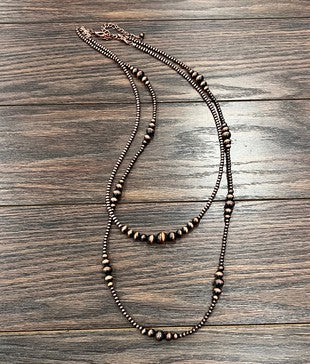 Handmade Copper Navajo Pearl Necklace