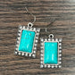 Turquoise Crystal Earrings (Two Colors)