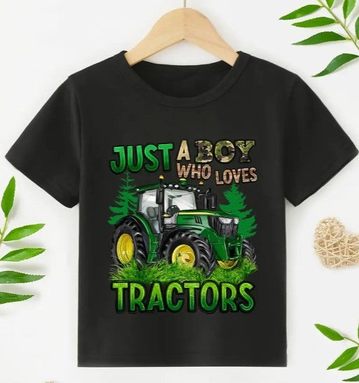 Just A Boy Who Loves Tractors