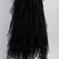 CASCADING TULLE MESH LAYERED MAX SKIRT