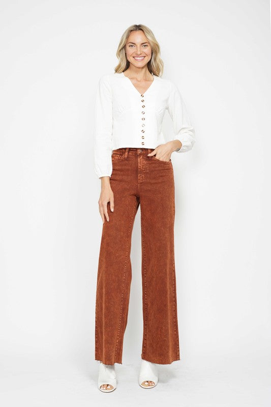 Pumpkin Straight Leg Jeans