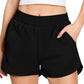 ZIPPER POCKET DETAILED CASUAL SHORT PANTS