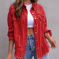 Ripped Long-Sleeved Denim Jackets (Multiple Colors)