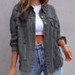 Ripped Long-Sleeved Denim Jackets (Multiple Colors)