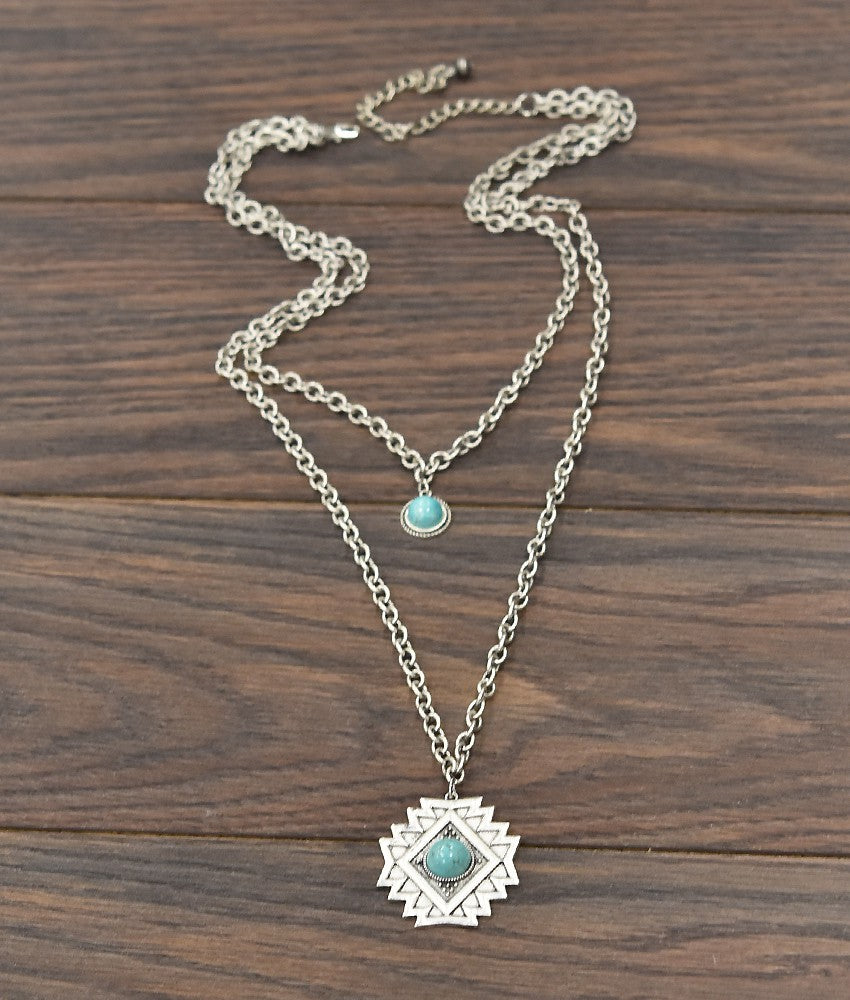 Concho Turquoise Necklace