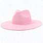 Suede Fedora Hat (14 Colors)