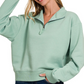 Half Zip Fleece Sweatshirt