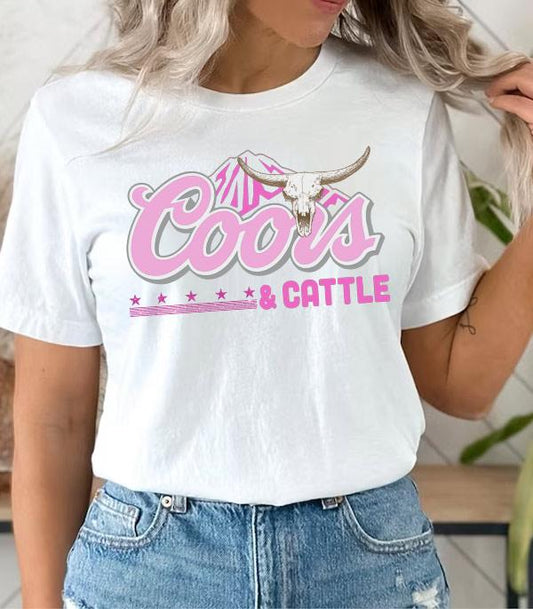 Coors & Cattle Graphic Tee