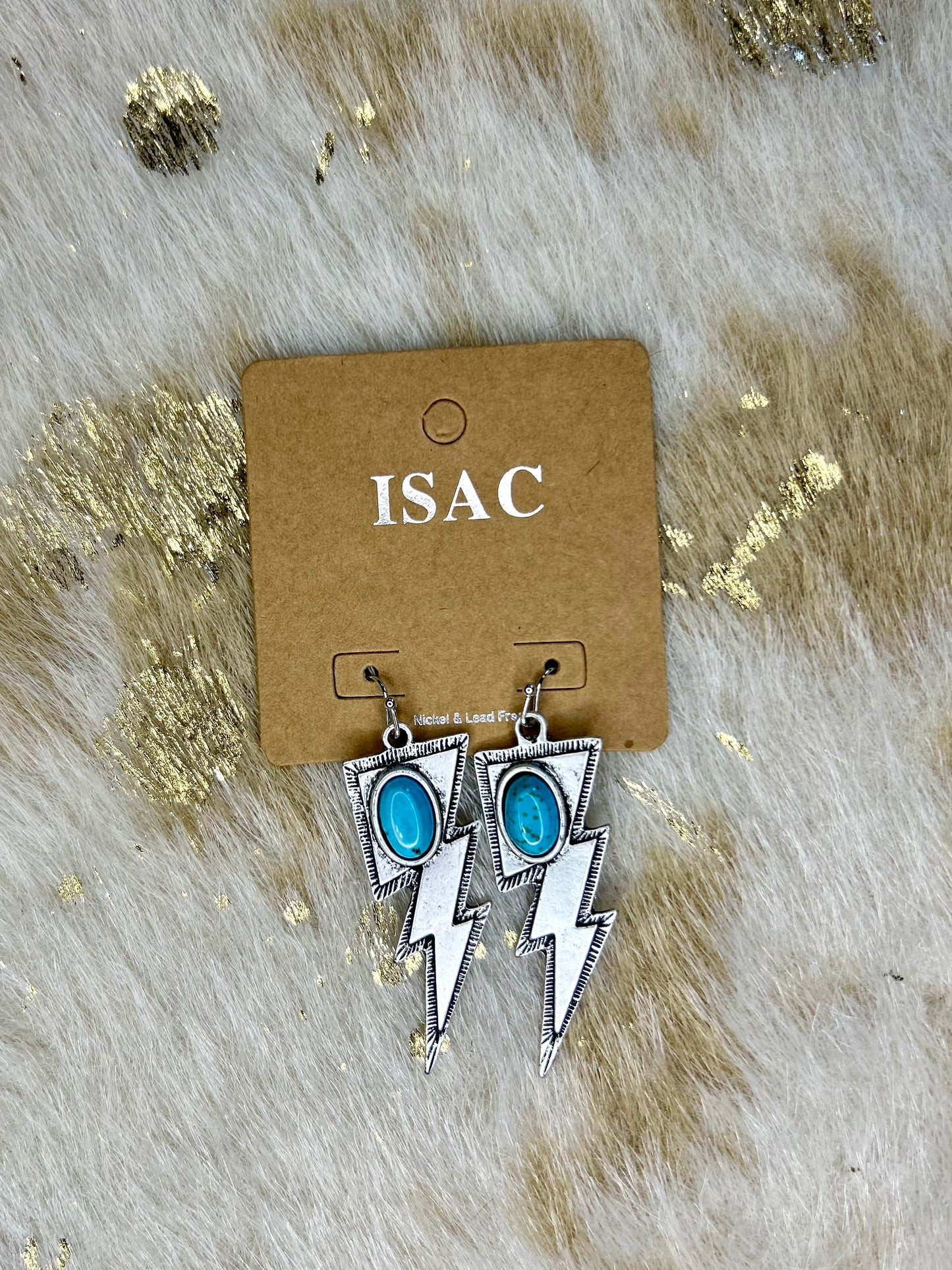 Bolt Turquoise Earrings