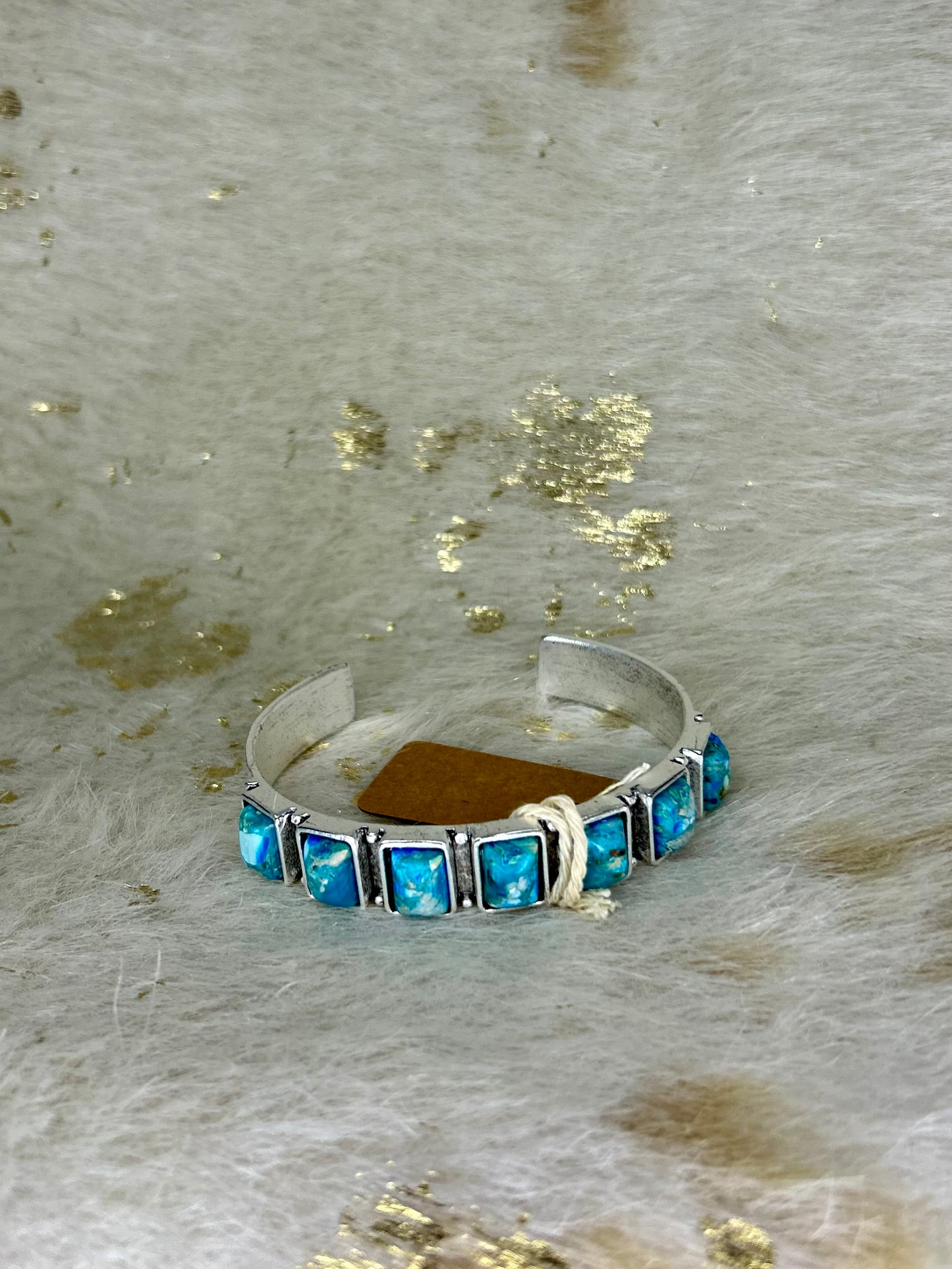 Navajo Gemstone Cuff