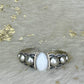 White Turquoise Cuff Bracelet