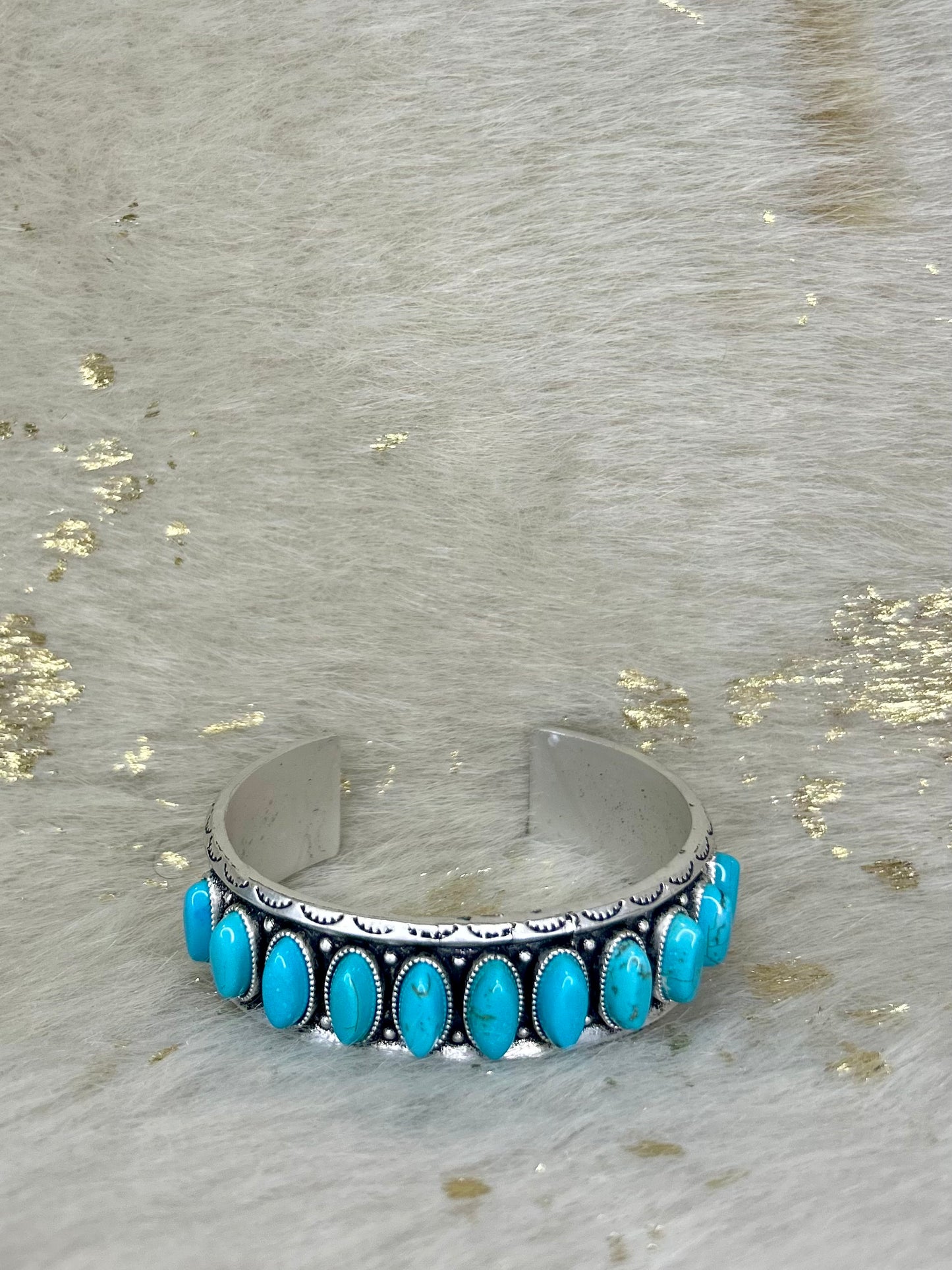 Navajo Turquoise Cuff Bracelet