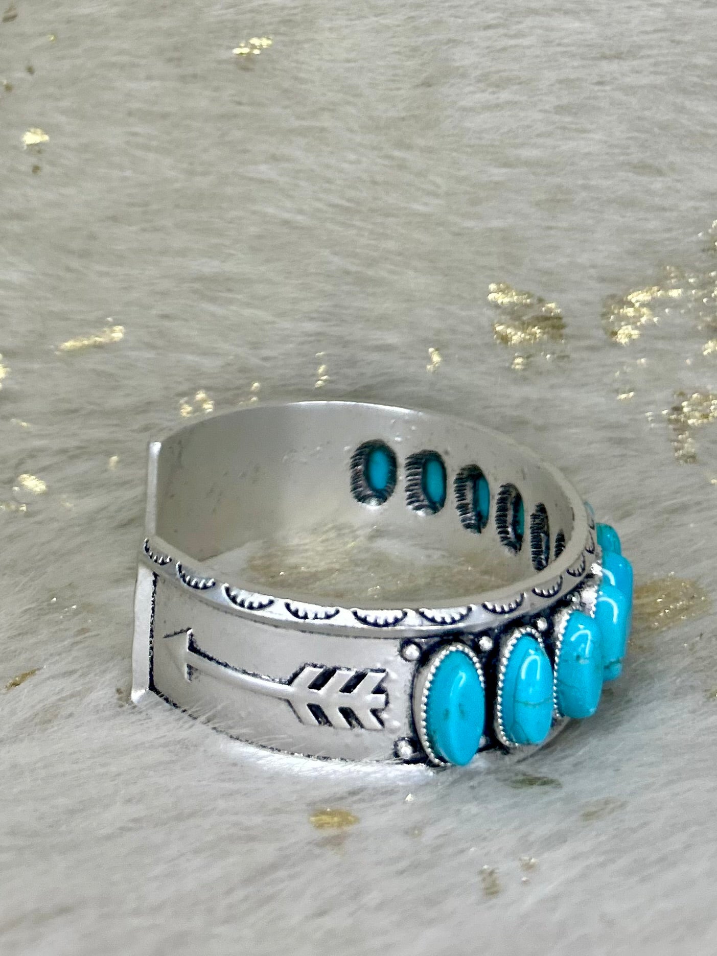 Navajo Turquoise Cuff Bracelet