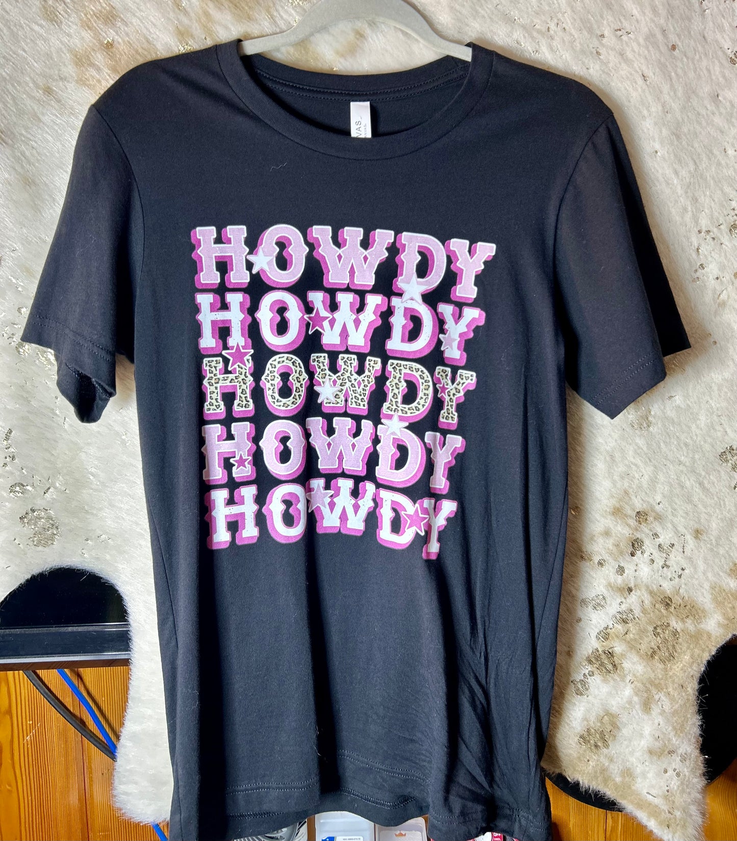 Pink Howdy Tee - Small