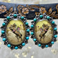 Round Western Picture Earrings - Two Styles