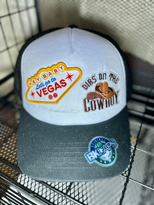 Dibs On the Vegas Cowboy Custom Trucker Hat