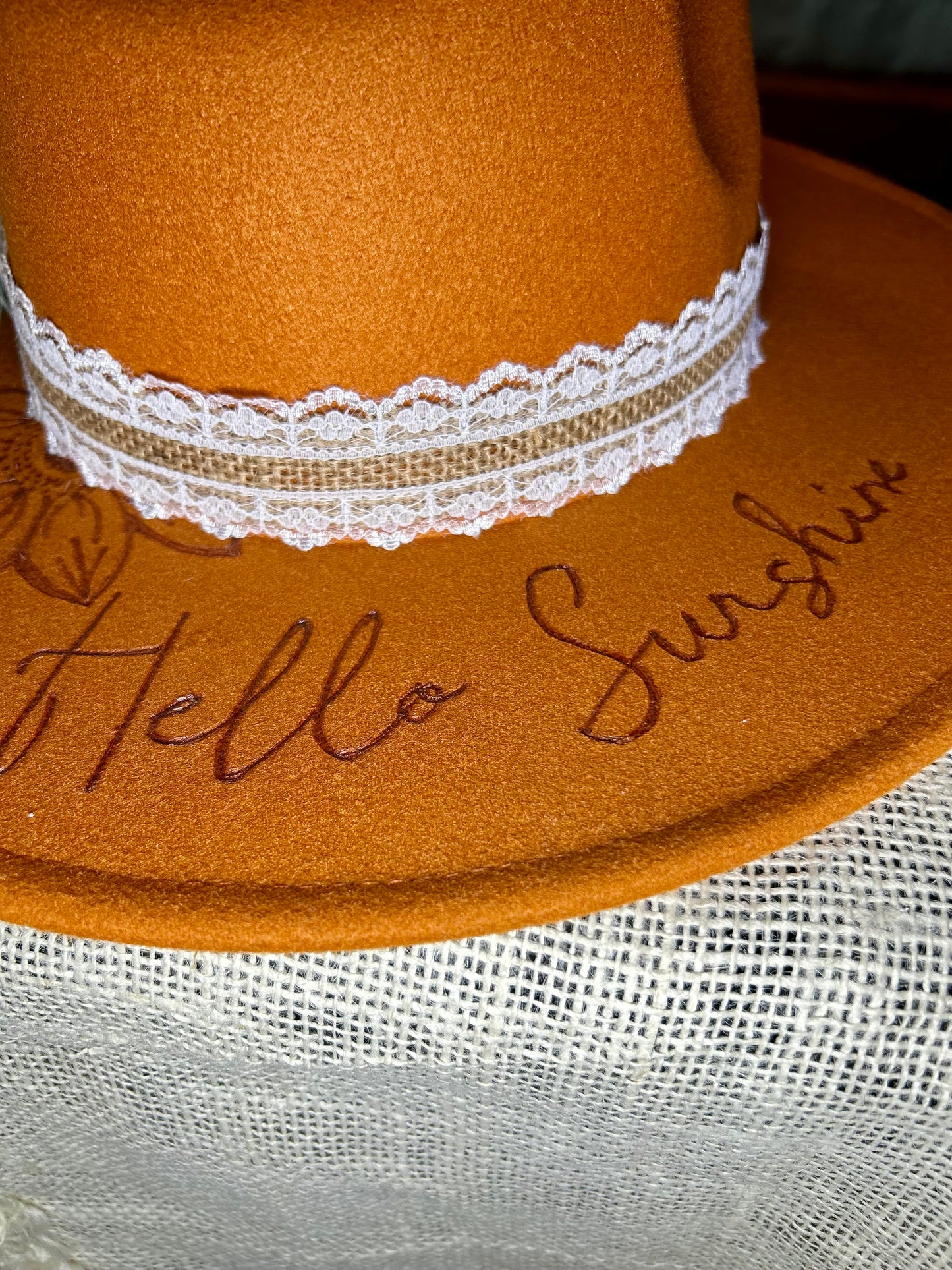 Hello Sunshine Custom Hat