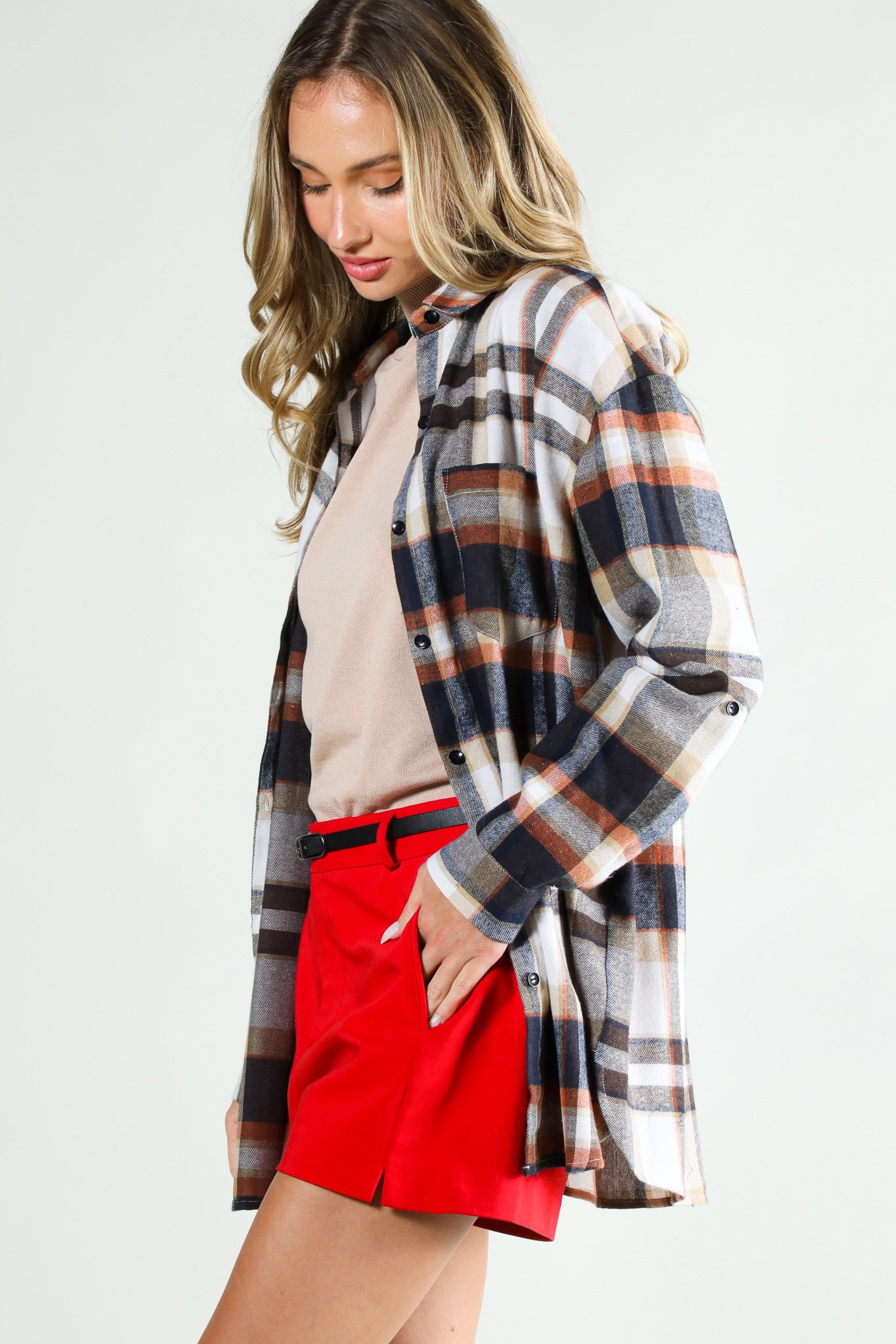 OVERSIZED PLAID SHIRT