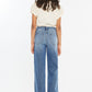 YOUTH HIGH RISE SLIM WIDE LEG JEANS