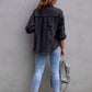 Ripped Long-Sleeved Denim Jackets (Multiple Colors)