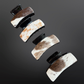 Real Cowhide Claw Hair Clip - Western Inspired Glossy Clip