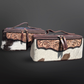 Western Tooled Leather Toiletry Bag - Cowhide