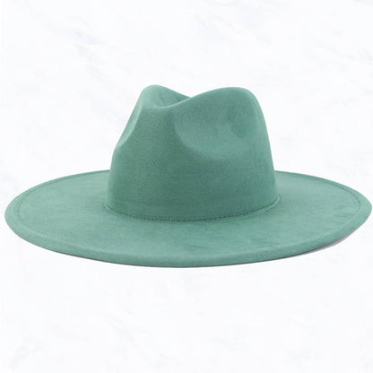 Suede Fedora Hat (14 Colors)