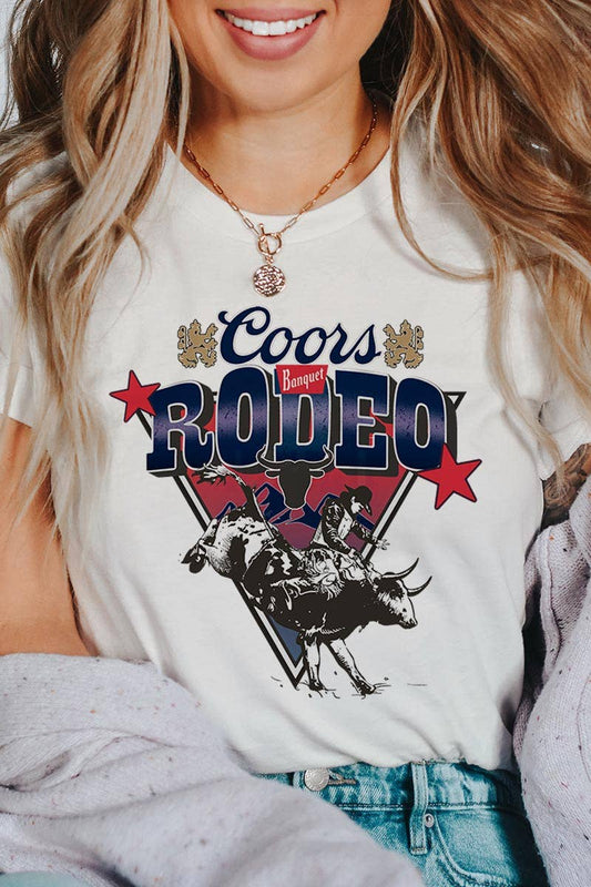 Vintage White Coor NFR Graphic Tee