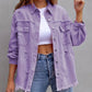 Ripped Long-Sleeved Denim Jackets (Multiple Colors)