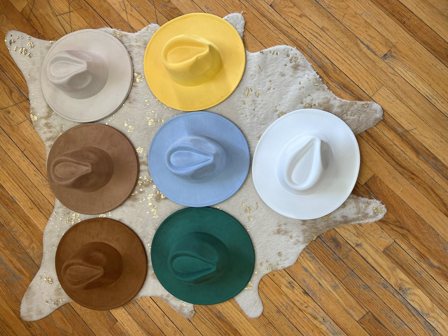 Suede Fedora Hat (14 Colors)